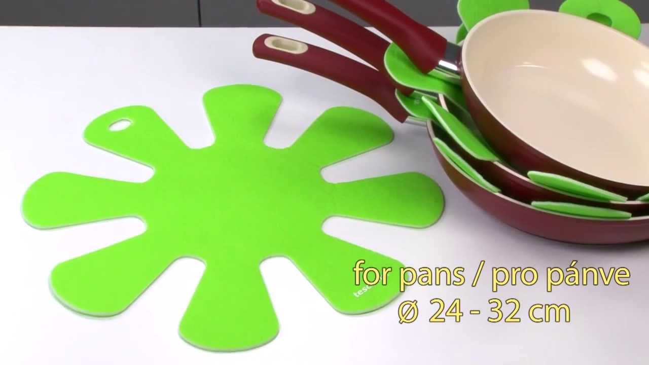 Proteggi Padelle 12 Separatori In Feltro Per Pentole - Protezioni Antigraffio Per Teglie E Padelle, 3 Misure Diverse, Salva Spazio Salvapadella Pentole
