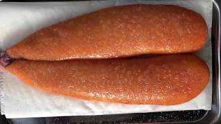 第一次自製烏魚子 My first attempt to dry mullet roe (Karasumi)