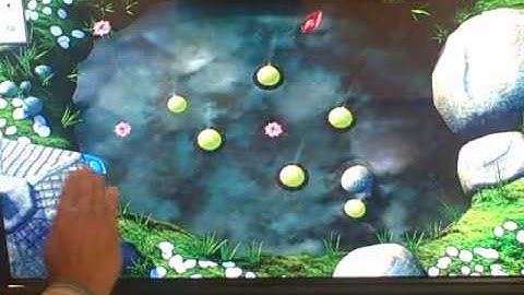 OPTIR Touch demo in Windows 7 pond