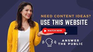 How To Use Answer The Public For Content Creation