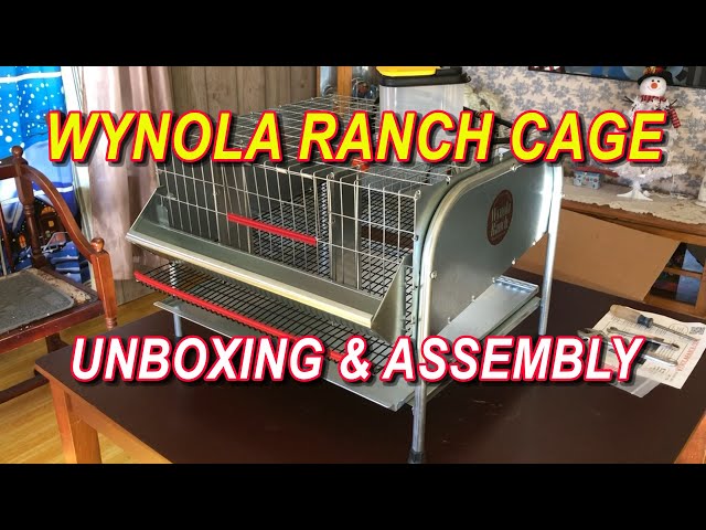 WYNOLA RANCH QUAIL CAGE - Unboxing u0026 Assembly class=