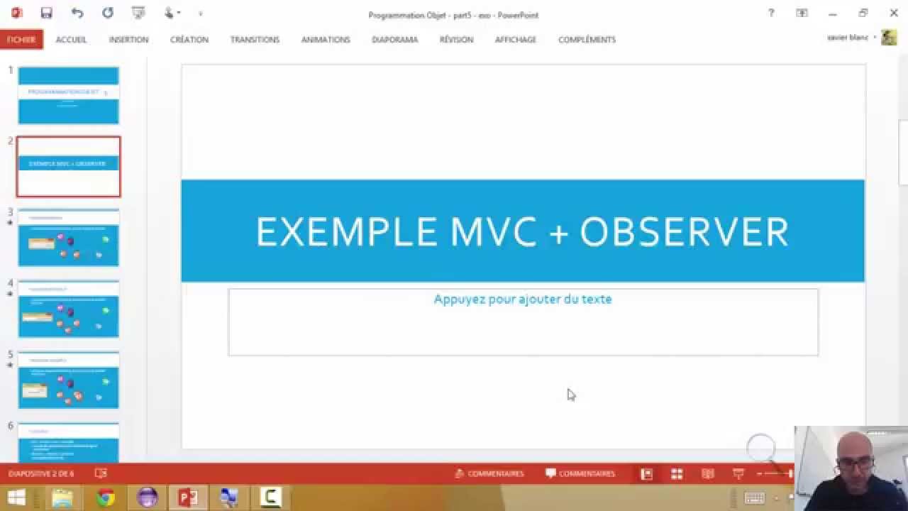 Programmation Orientée Objet - Cours 5 - Exemple MVC - Observer - YouTube
