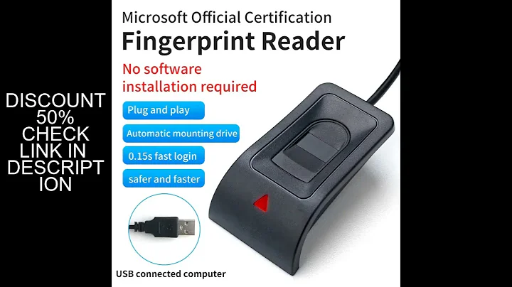 Biometric Fingerprint Login USB Reader Scanner Module Device For Windows 10 11 Hello Biometrics Secu