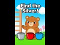 Can You Spot the Silver Cup in 10 Seconds Flat? #FindTheSilver #ColorChallenge #FunWithBears