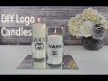 DIY Designer Logo Candles | Chanel & Gucci