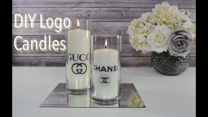 Chanel Louis Vuitton Gucci Chandelier Inspired candle set