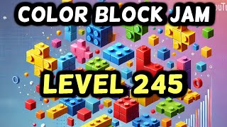 COLOR BLOCK JAM LEVEL 245 Guide How to Complete Walkthrough