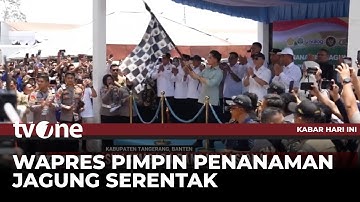 Wapres Gibran Pimpin Penanaman Jagung Serentak di Tangerang | tvOne