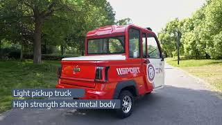 Amazing Electric Threewheel Pickup Truck!