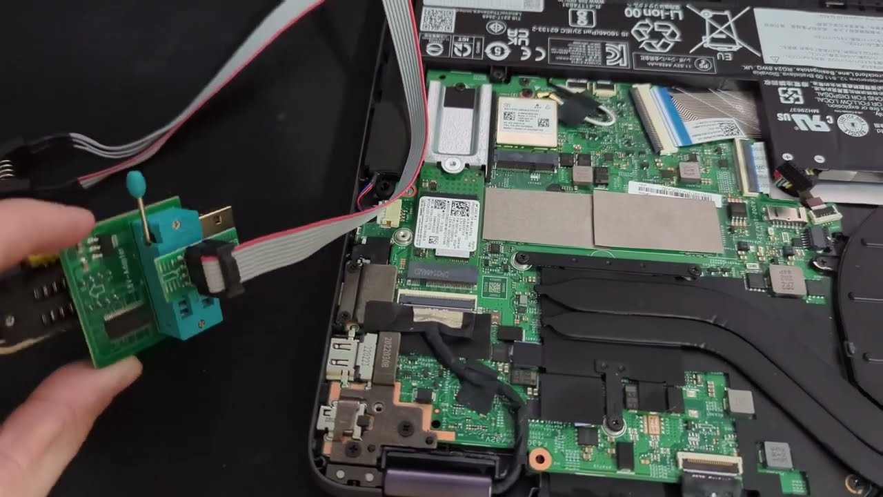 Fixing a bricked Ideapad Flex 5 14ALC7 with an SPI flasher