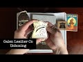 Galen leather co unboxing  mrs archiver