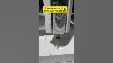 styrofoam carving cnc router machine for molding #cncrouter #styrofoam #cnccarving #styrofoamcarving
