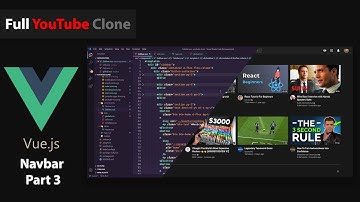 VueTube | YouTube Clone | Navbar Component | Part 3