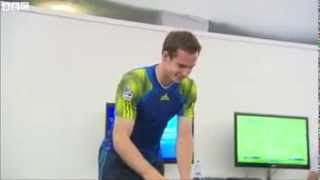 Andy Murray amp Jo Wilfried Tsonga play table football at Queen *
