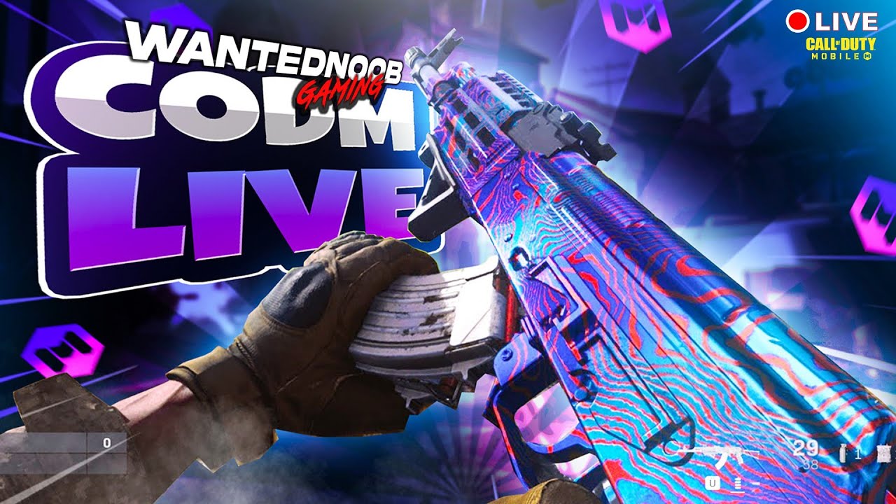 CALL OF DUTY LIVE STREAM WITH WANTED NOOB GAMING ! COD MOBILE LIVE