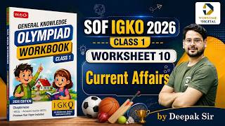 Class 1 IGKO Workbook | Worksheet 10 -Current Affairs  | IGKO  2026