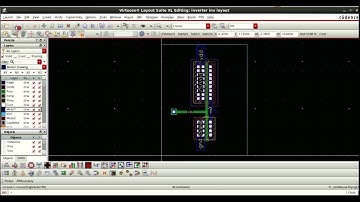 VLSI Lab, Part B, Inverter Layout