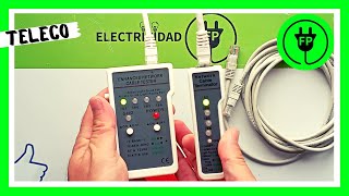 Cómo utilizar comprobador o tester de cable de red