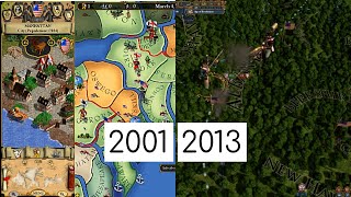 Evolution of EUROPA UNIVERSALIS Games 2001-2013