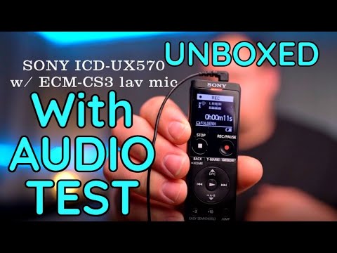 A Wireless LAV... but its not Wireless!?!? SONY ICD-UX570