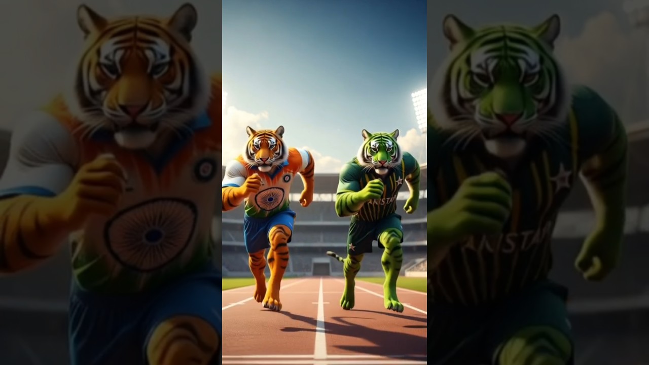 😱India vs Pakistan: The Ultimate 🐆Black Panther Showdown 