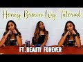 How to dye a wig honey brown - Tutorial ft. Beauty Forever Hair | Nashará Jadé