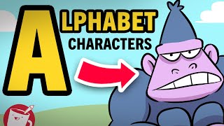 Making Characters Out Of Every Letter Of The Alphabet