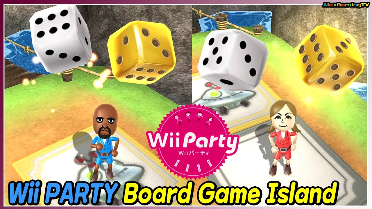 Wii Party Board Game Island Master Com Matt Vs Lucia Vs Akira Vs Asami Alexgamingtv Youtube