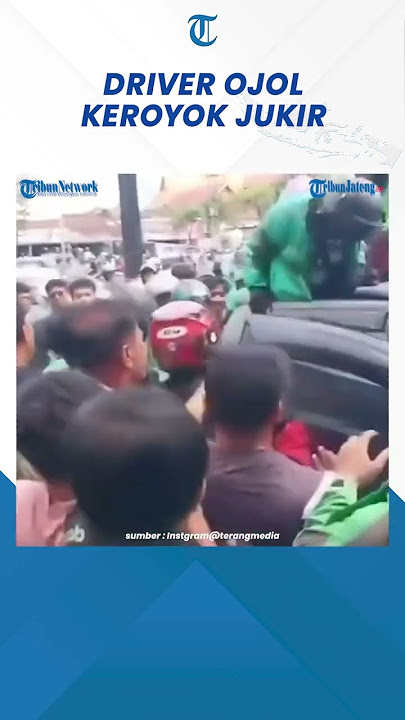 Detik-detik Driver Ojol Keroyok Jukir Tak Terima Rekan Dianiaya #shorts