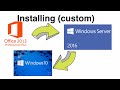 Installing customized Office 2013 to windows 10  from windows server 2012