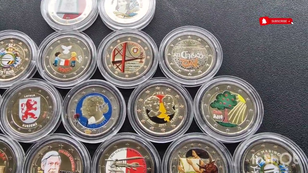 2cent ユーロ x 50枚 筒1本 2 euro cent - Etsy 日本