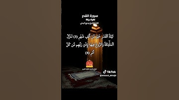 سورة القدر القارئ الشيخ وديع اليمني