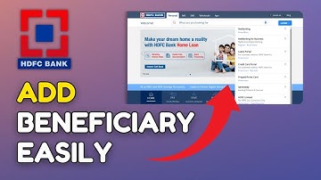 How to Add Beneficiary in HDFC NetBanking 2025?