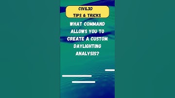 #20 Daily Civil3D Trips & Tricks #civil3d #learning #civil3d2024