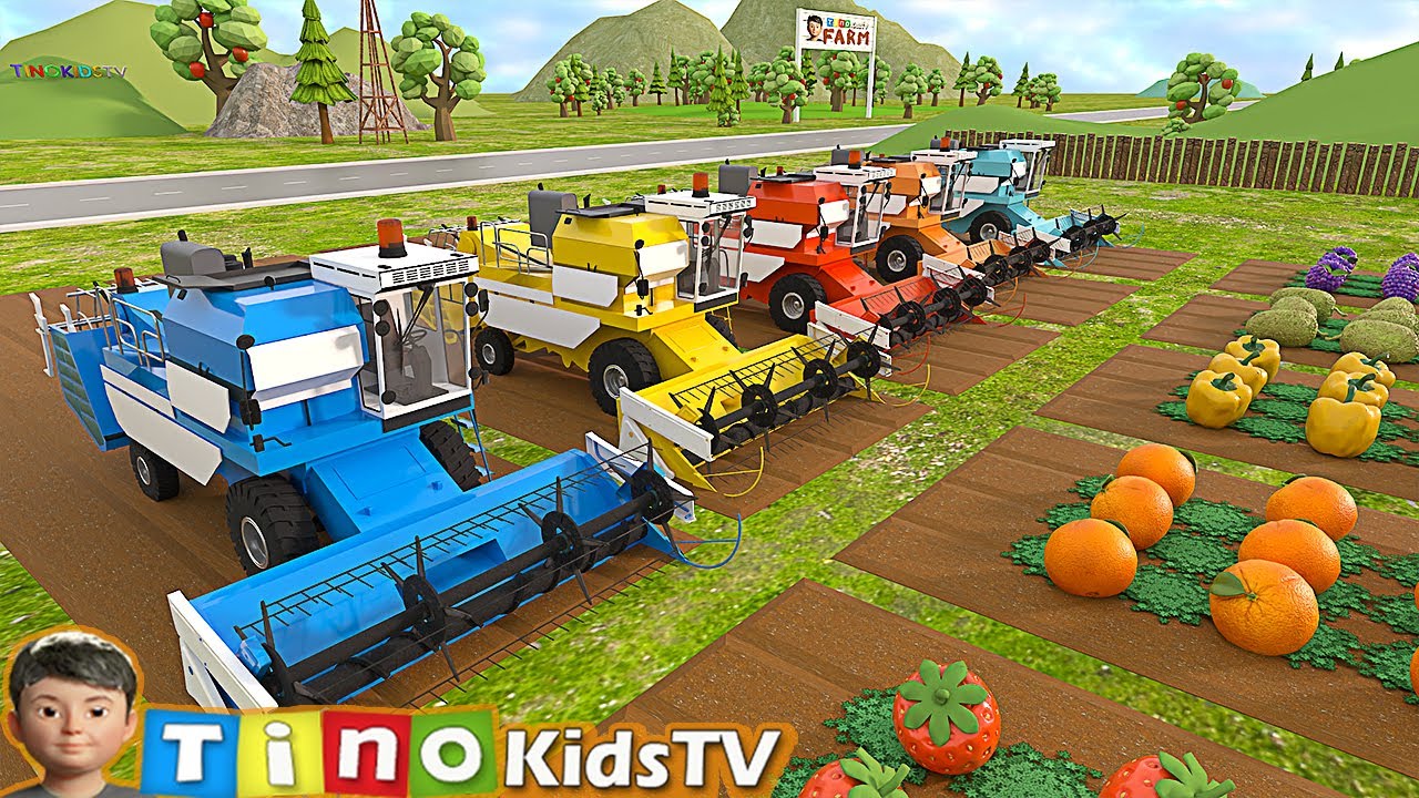 Harvester Tractor for Kids Missing Parts |  Harvester Tractor Uses Compilation