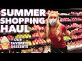 🛒 HEALTHY SUMMER SHOPPING HAUL ☀️ BIG FAMILY GROCERY SHOPPING VLOG 🍎 BINGHAM FAVORITE DESSERTS 😋