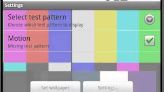 TV Test Pattern Live Wallpaper for Android screenshot 1