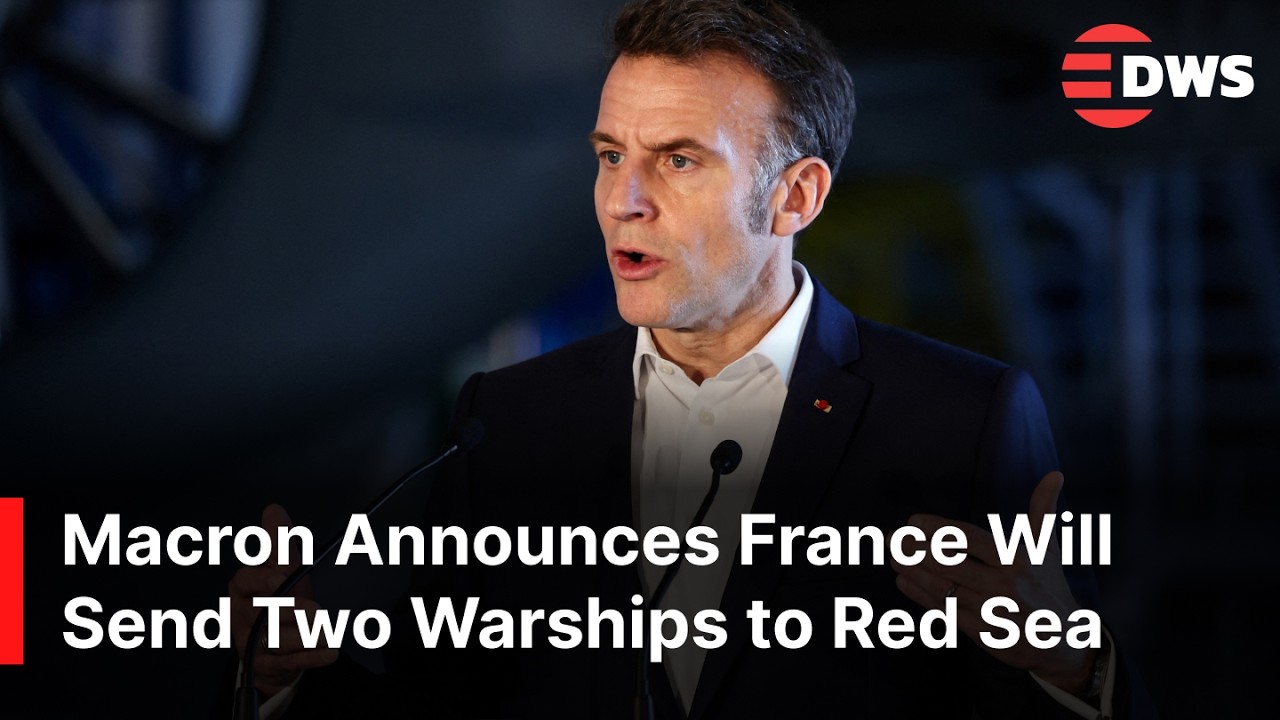 FULL PRESSER: France Sending Two Frigates to Red Sea as Iran War Tensions Rise, Macron Says | AC1G