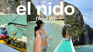 EL NIDO TRAVEL VLOG (TOUR A) 🏝️🇵🇭 | island hopping, cafes, best food, & more!
