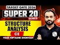 Structure Analysis | Civil Engineering | GATE 2026 Super 20 Series