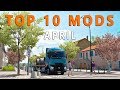 TOP 10 ETS2 MODS - APRIL 2020 | Euro Truck Simulator 2 Mods