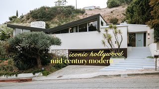 Iconic Hollywood Midcentury Modern House on Sunset Strip (Bobby Darin + Sandra Dee home)