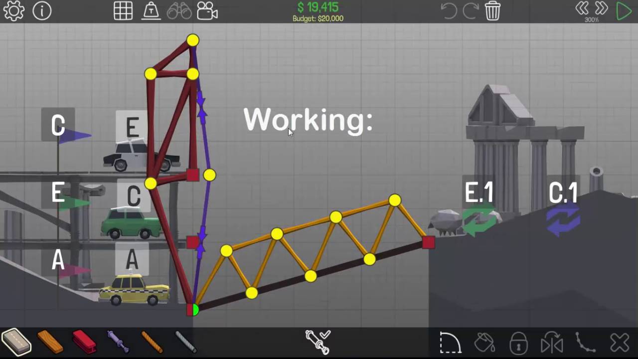Sorting Poly Bridge POLY BRIDGE: Ancient Ruins 4-4 - Sorting - YouTube