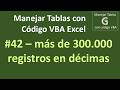 +300.000 registros en décimas de segundo ⚡ con VBA Excel