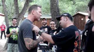 James Hetfield of Metallica - meet &amp; greet - Sonisphere Athens June 24, 2010