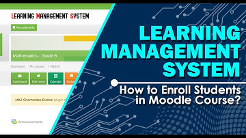 How to Enroll Students in Moodle Course