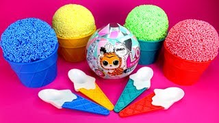 super surprise play foam ice cream cups lol fluffy pets lost kitties mice mania 5 surprise unicorn