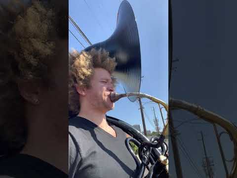 INSAINE!!!! TUBA!!! OCTAVES!!! Devon Taylor TUBARED Sousaphone