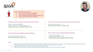 Processing 25GB of data in Spark | How many Executors and how much Memory per Executor is required.