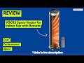 VOCRS Space Heater Review 🔥 1500W Oscillating Tower Heater with Remote | Fast, Quiet